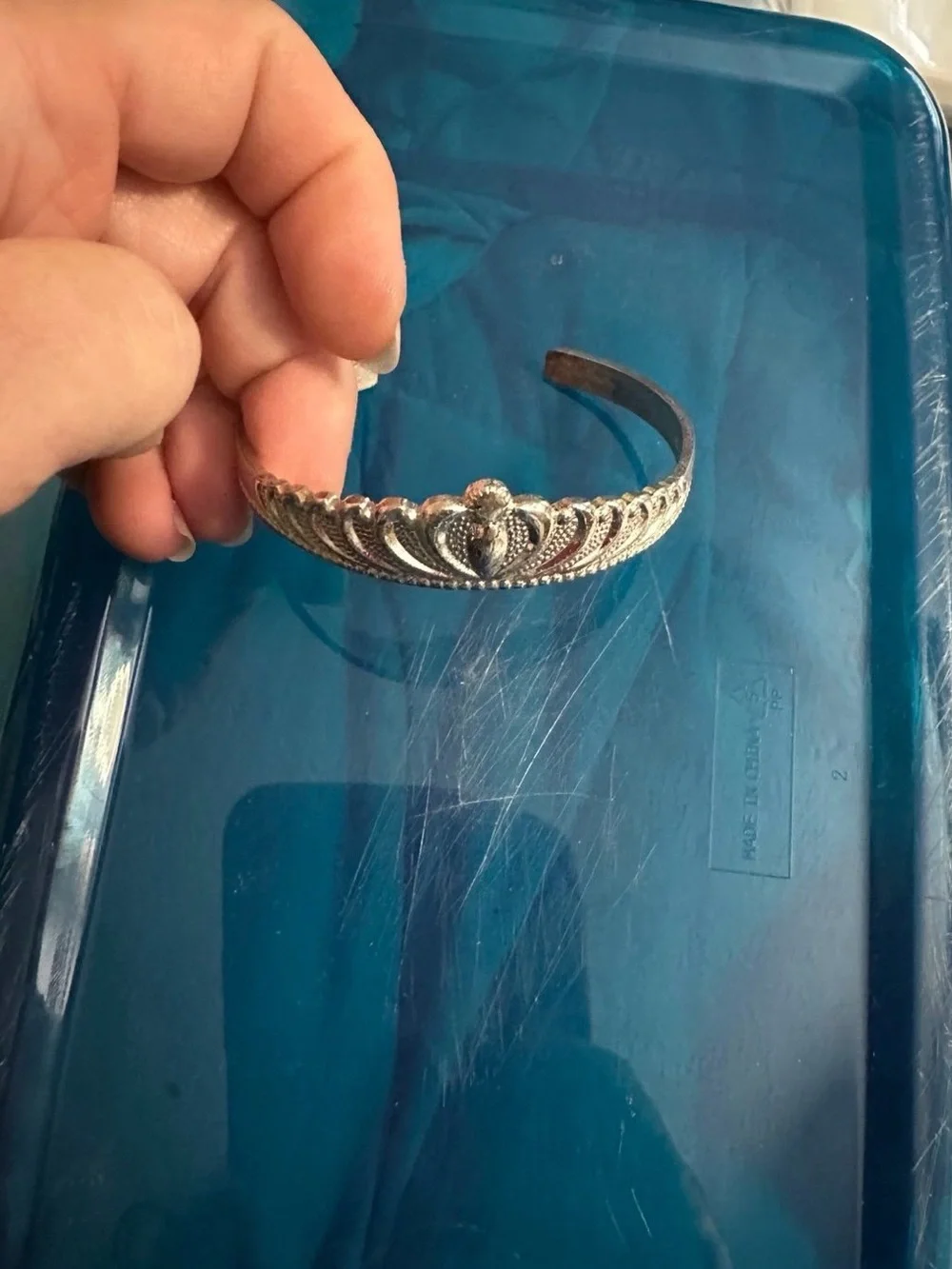 Silver Crown Tiara bracelet